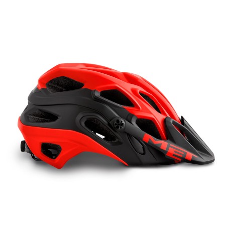 Kask LUPO M czerwono-czarny