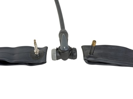 Pompka AUTHOR AIR TURBO ECO stal/kompozyt czarno-szara