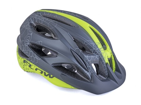 Kask AUTHOR FLOW X9 czarno-żółty(fluo) 58-61