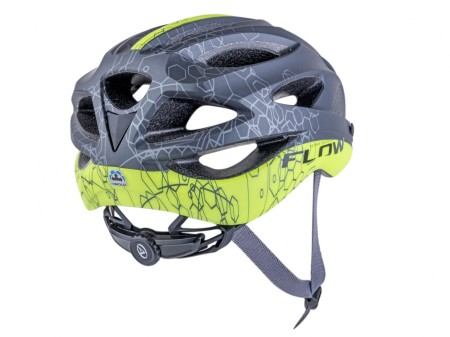 Kask AUTHOR FLOW X9 czarno-żółty(fluo) 58-61