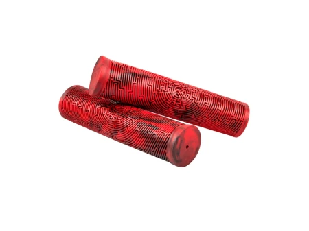 Chwyty kierownicy Maze Lite 125mm, red devil/czarne