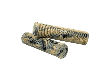 Chwyty kierownicy Maze Lite 125mm, sand storm/czarne