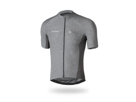 Koszulka kolarska Blend, szary melanż M