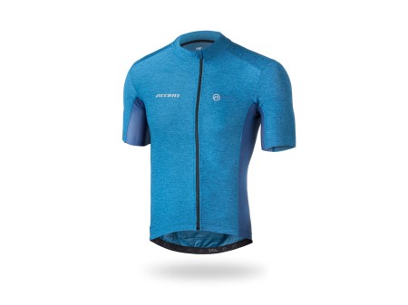 Koszulka kolarska Blend, niebieski melanż L