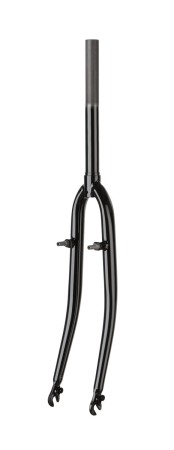 Widelec trekingowy 1" 700C, czarny, stalowy