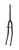 Widelec trekingowy 1" 700C, czarny, stalowy