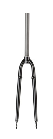 Widelec trekingowy 1-1/8" 700C, czarny, stalowy