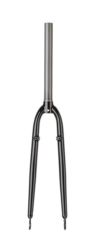 Przejdź do produktu Widelec trekingowy 1-1/8" 700C, czarny, stalowy