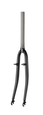 Widelec trekingowy 1-1/8" 700C, czarny, stalowy