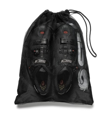 Worek na buty z siateczką czarny 40x30cm