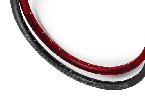 Przejdź do produktu Obręcz Shield Wide 27.5", 32 otwory, tubeless ready, matowa czerwona anodowana