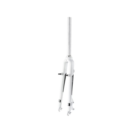 Widelec przełajowy CX-ONE 1-1/8", aluminium, disc/v-brake, biały