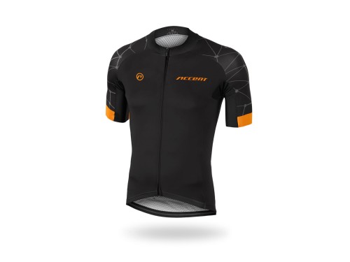 Przejdź do produktu Koszulka kolarska Hero, czarno-pomarańczowa, M