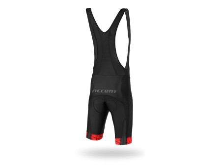 Spodenki kolarskie Hero, czarno-czerwone, S