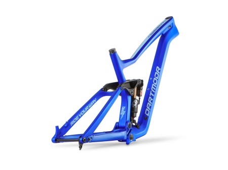 Rama Thunderbird CF, karbonowa, bez dampera, pod damper 205x65mm, Boost, Space Blue mat, Medium