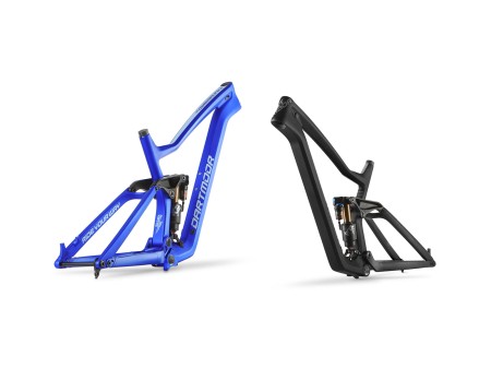 Rama Thunderbird CF, karbonowa, z damperem Fox Float X2 Factory 205x65mm, Boost, Space Blue mat, Large
