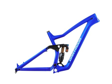 Rama Thunderbird CF, karbonowa, z damperem Fox Float X2 Factory 205x65mm, Boost, Space Blue mat, Large