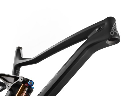 Rama Thunderbird CF, karbonowa, z damperem Fox Float X2 Factory 205x65mm, Boost, Czarny/Grafit mat, Large