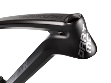 Rama Thunderbird CF, karbonowa, z damperem Fox Float X2 Factory 205x65mm, Boost, Czarny/Grafit mat, Large