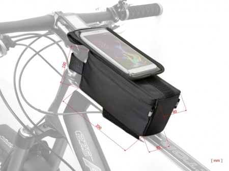 Torba na ramę uniwersalna AUTHOR A-R256 XL Tank Bag MPP czarna