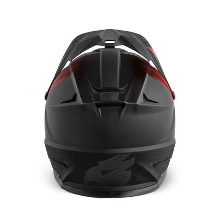 Kask INTOX S 54-56 cm, czarno-czerwony