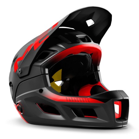 Kask PARACHUTE MCR MIPS S czarno-czerwony