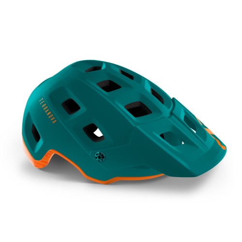 Przejdź do produktu Kask TERRANOVA L zielono-pomarańczowy