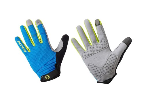 Przejdź do produktu Rękawiczki z długimi palcami Impulse, niebiesko-limonkowe, S