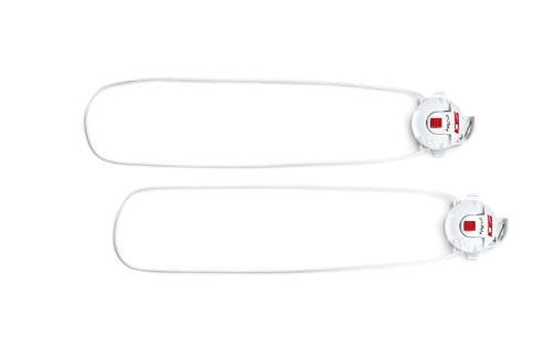 Przejdź do produktu Klamry TECNO-3 PUSH FLEX białe, 140mm (MTB TIGER 2, SHOT 2)