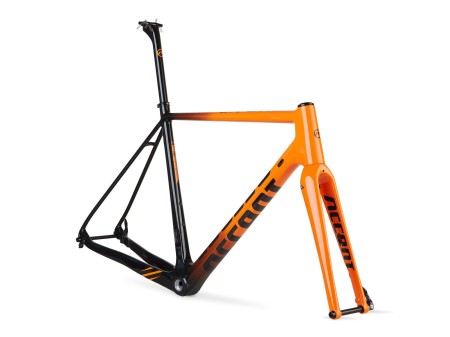 Rama przełajowa CX-ONE Carbon L tiger orange set (rama, widelec, wspornik siodła)