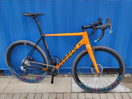 Rama przełajowa CX-ONE Carbon L tiger orange set (rama, widelec, wspornik siodła)