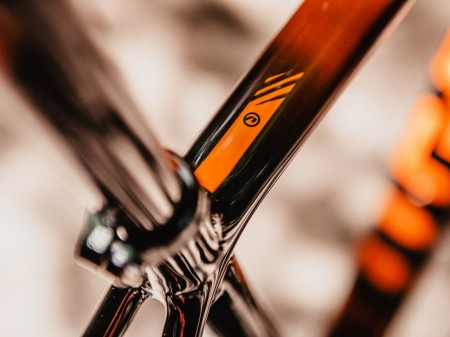 Rama przełajowa CX-ONE Carbon L tiger orange set (rama, widelec, wspornik siodła)