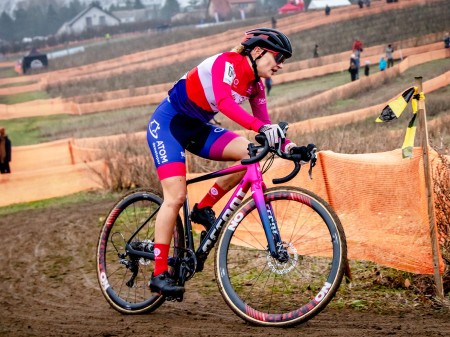 Rama przełajowa CX-ONE Carbon M blue hour set (rama, widelec, wspornik siodła)