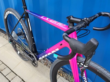 Rama przełajowa CX-ONE Carbon L blue hour set (rama, widelec, wspornik siodła)