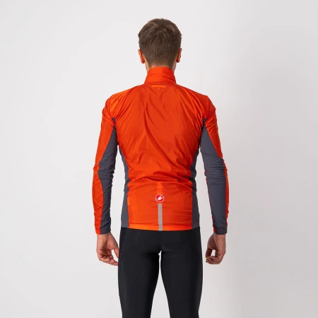 Kurtka kolarska Squadra Stretch, fiery red, rozmiar L