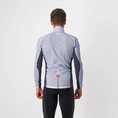 Kurtka kolarska Squadra Stretch, silver gray, rozmiar M