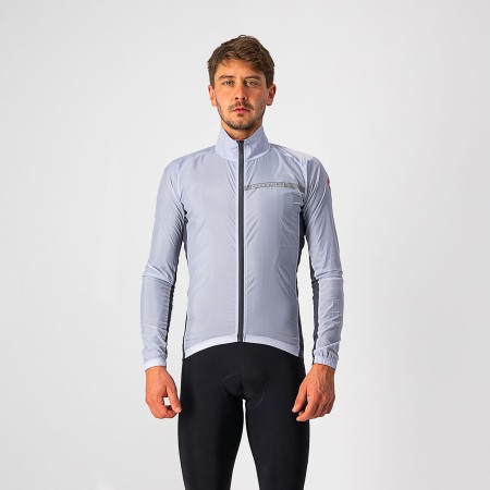 Kurtka kolarska Squadra Stretch, silver gray, rozmiar L
