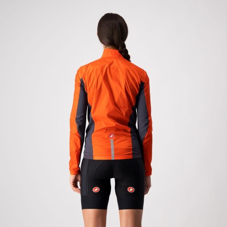 Damska kurtka kolarska Squadra Stretch W, firery red/dark gray, rozmiar S