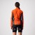 Damska kurtka kolarska Squadra Stretch W, firery red/dark gray, rozmiar S