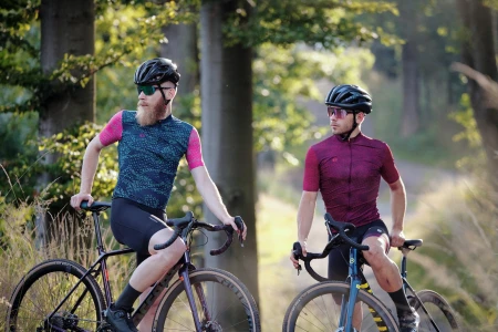 Koszulka kolarska Freak, bordowa, S