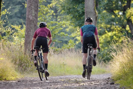 Koszulka kolarska Freak, bordowa, S