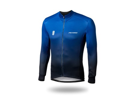 Bluza kolarska Pure, niebiesko-czarna, S