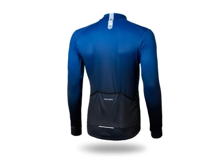 Bluza kolarska Pure, niebiesko-czarna, S