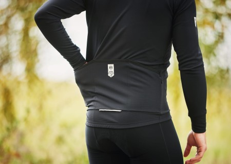 Bluza kolarska Hero, czarna, S