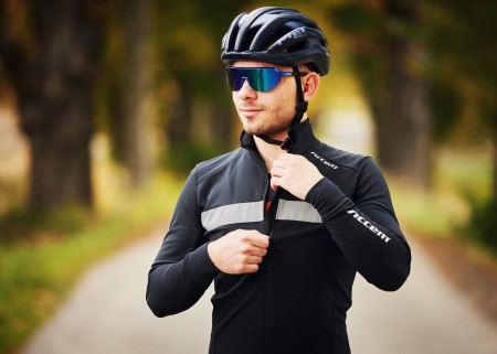 Bluza kolarska Hero, czarna, L