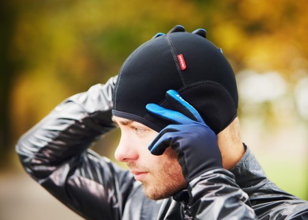 Czapka kolarska Thermal, czarna, S