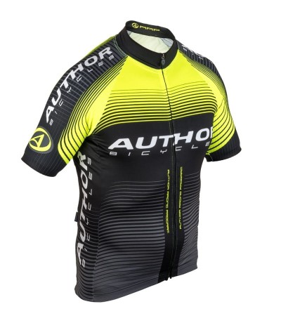 Koszulka AUTHOR Men Profi X0 ARP czarno-żółta(fluo) L