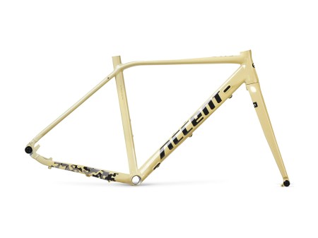 Rama gravel Furious PRO XL desert camo (rama, widelec karbonowy, stery), 142x12mm; 100x12mm