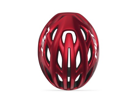 Kask ESTRO MIPS M czarno-czerwony połysk