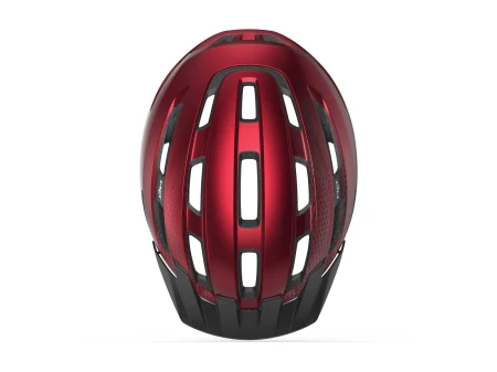 Kask DOWNTOWN S/M czerwony połysk